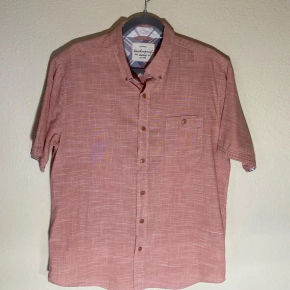 Weatherproof Shirts | Weatherproof Vintage Men's Button Down Shirt, Coral/pink, Size Large | Color: Pink | Size: L | Lhm89'S Closet